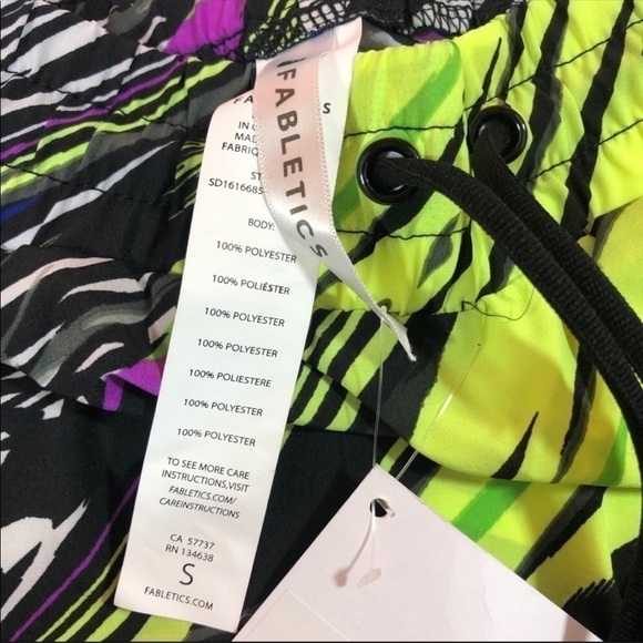 Fabletics Neon Striped Retro Skirt S - Picture 5 of 5